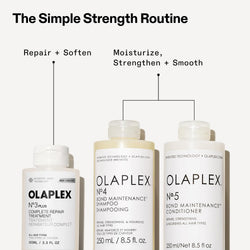 Olaplex N°3PLUS Complete Repair Treatment: Pre-Shampoo Treatment | Repairs Damage & Reduces Future Breakage | 3 Minutes, 3 Bonds, 3X Stronger, 3X Softer | For Coily, Curly, Straight, and Wavy, 100 mL / 3.3 Fl Oz