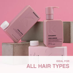 KEVIN.MURPHY ANGEL.MASQUE Deep Conditioning Hair Mask - For Fine, Damaged & Colour-Treated Hair - Strengthening & Repairing Sulphate-Free Treatment with Lotus & Bamboo, 200mL