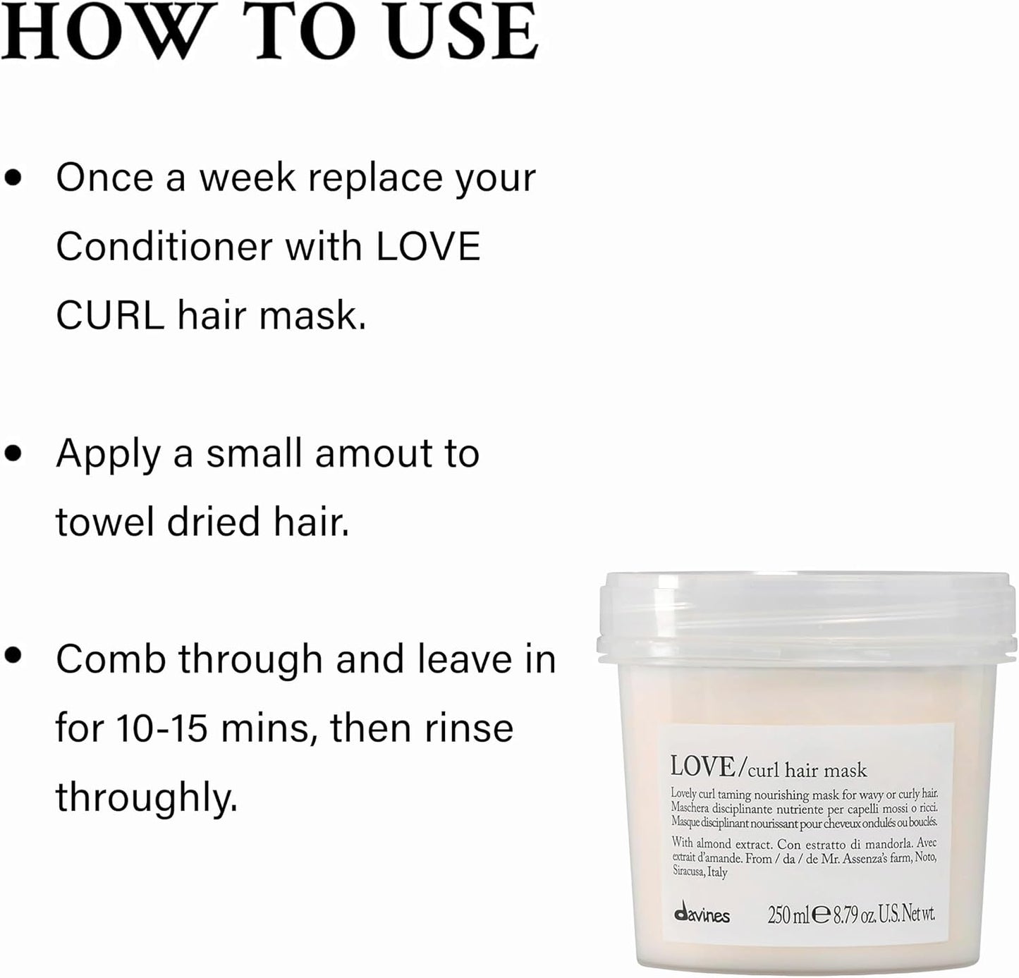 Davines Love Curl Hair Mask