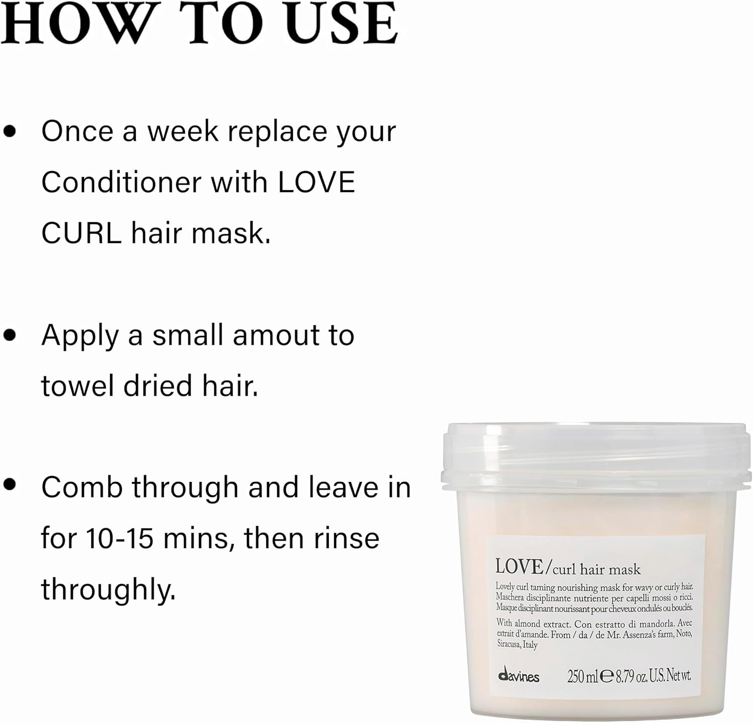 Davines Love Curl Hair Mask