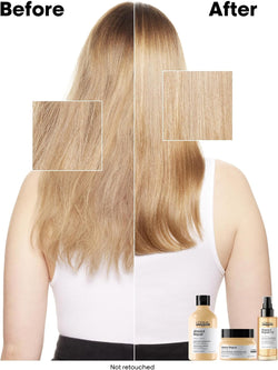 L'Oreal Professionnel Absolut Repair Shampoo | Salon Grade Protein Hair Treatment | Repairs Damage & Provides Shine | With Quinoa & Proteins | For Dry Damaged Hair
