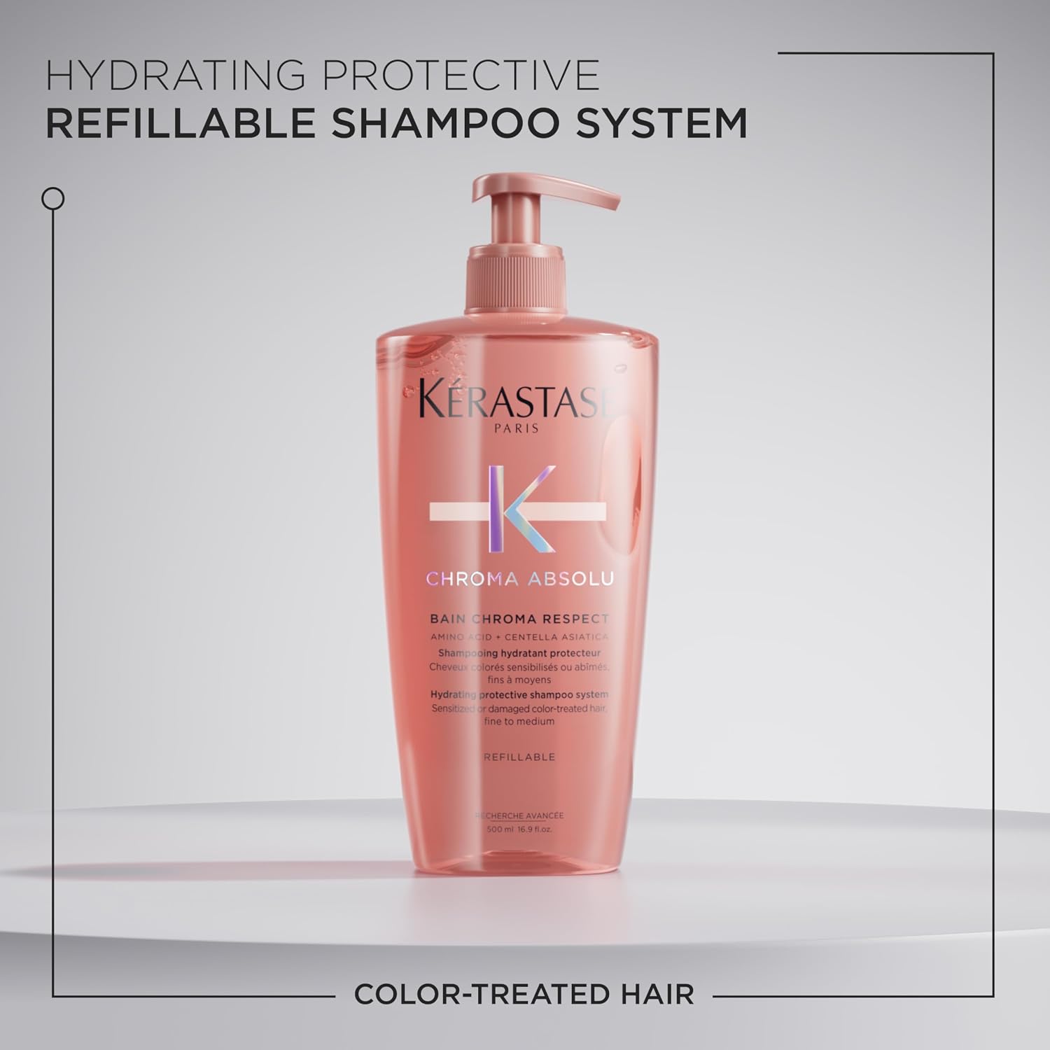 Kérastase Chroma Absolu Respect Shampoo – Professional Hair Care for Shine, Repair & Smoothness 500ml