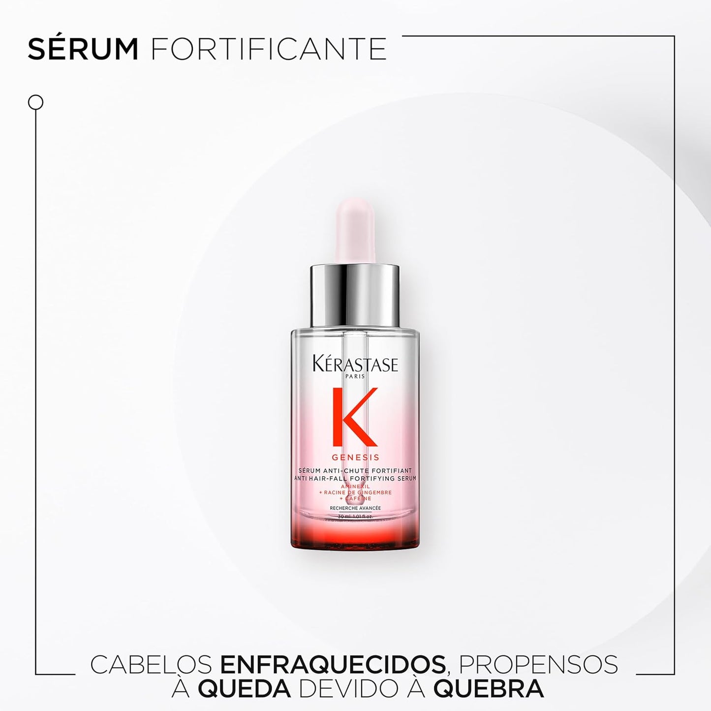 Kérastase Genesis Anti Hair-Fall Fortifying Hair Travel Size Serum – Professional Hair Care for Shine, Repair & Smoothness 30ml