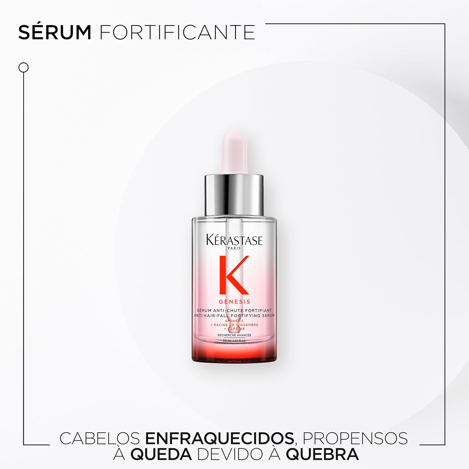 Kérastase Genesis Anti Hair-Fall Fortifying Hair Travel Size Serum – Professional Hair Care for Shine, Repair & Smoothness 30ml