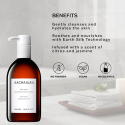 SACHAJUAN Body Wash Shiny Citrus 500 Ml