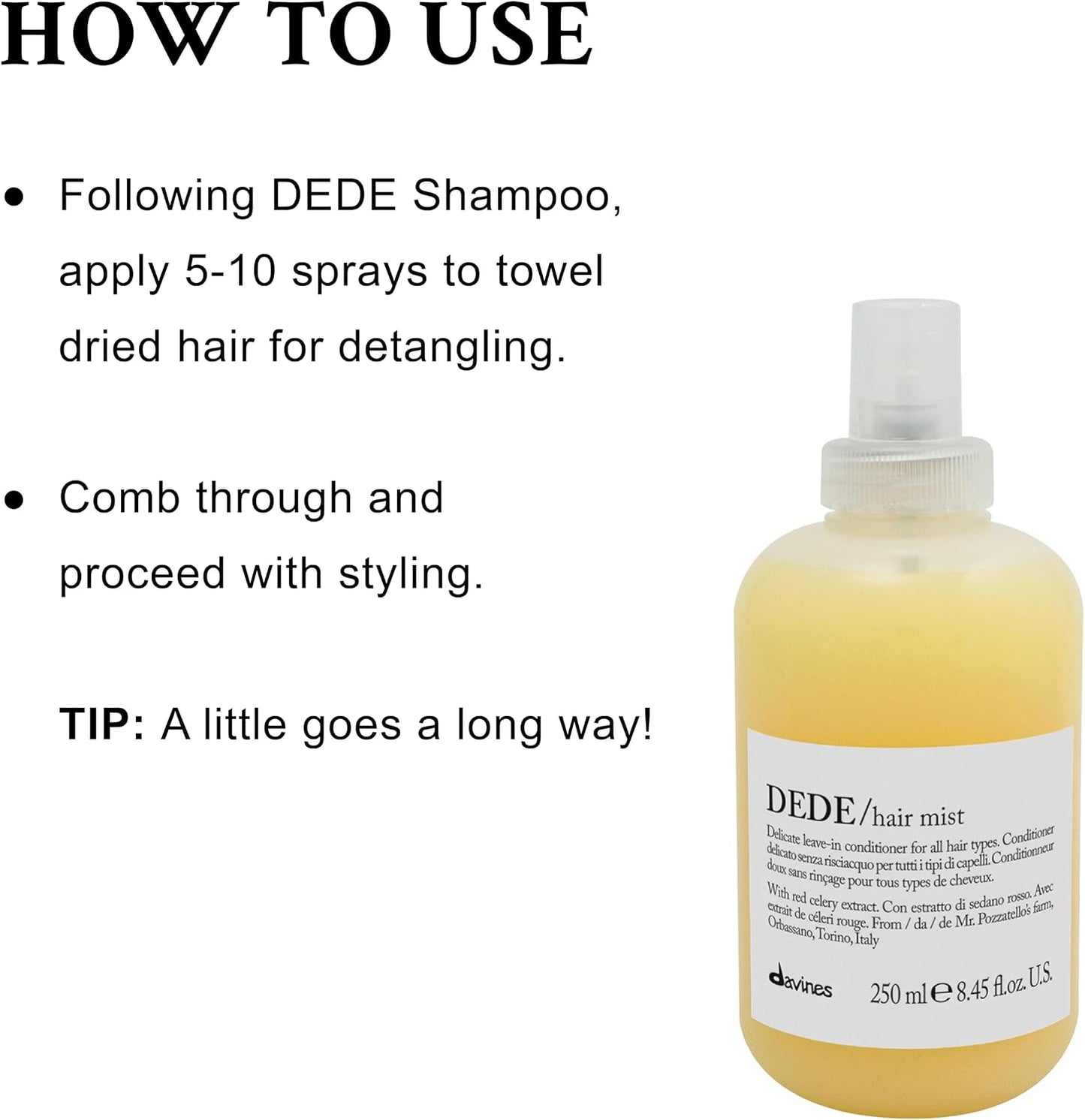 Davines Dede Hair Mist, 250 ml