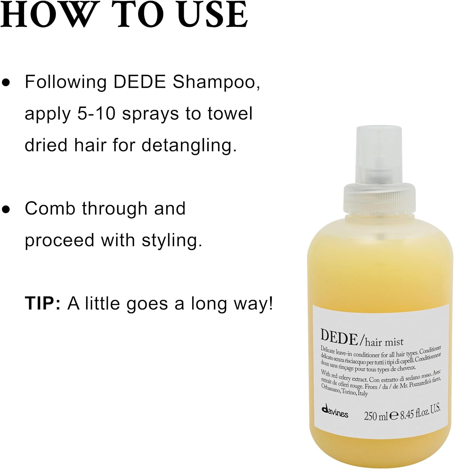 Davines Dede Hair Mist, 250 ml