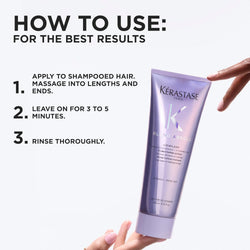 Kérastase Blond Absolu Cicaflash Conditioner – Professional Hair Care for Shine, Repair & Smoothness 250ml