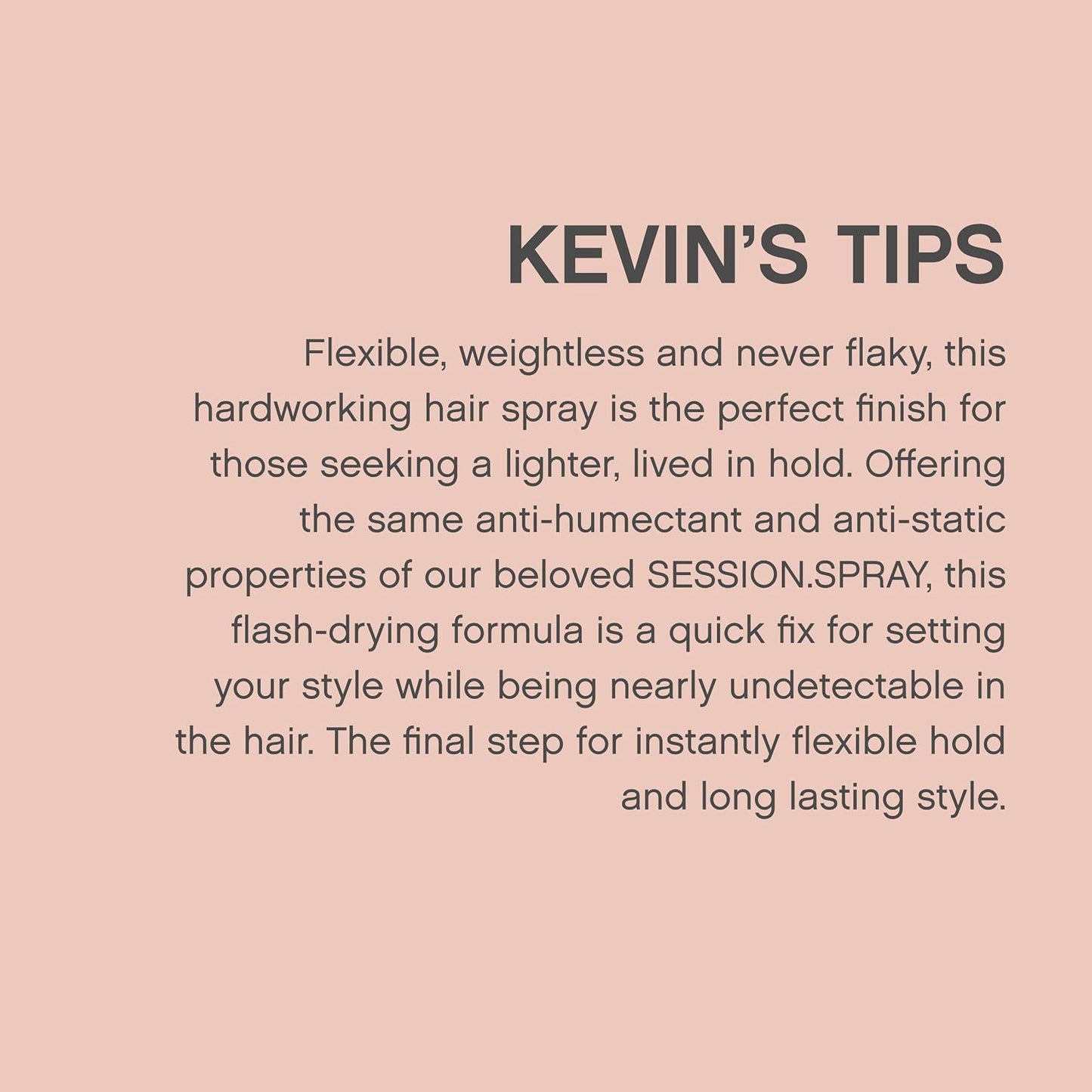 Kevin Murphy Session Spray Flex Travel Size 3.4 oz