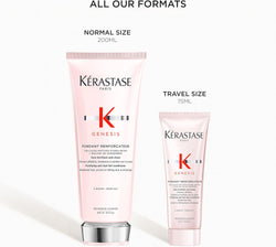 Kérastase Genesis Renforcateur Anti Hair-Fall Conditioner Travel Size – Professional Hair Care for Shine, Repair & Smoothness 75ml