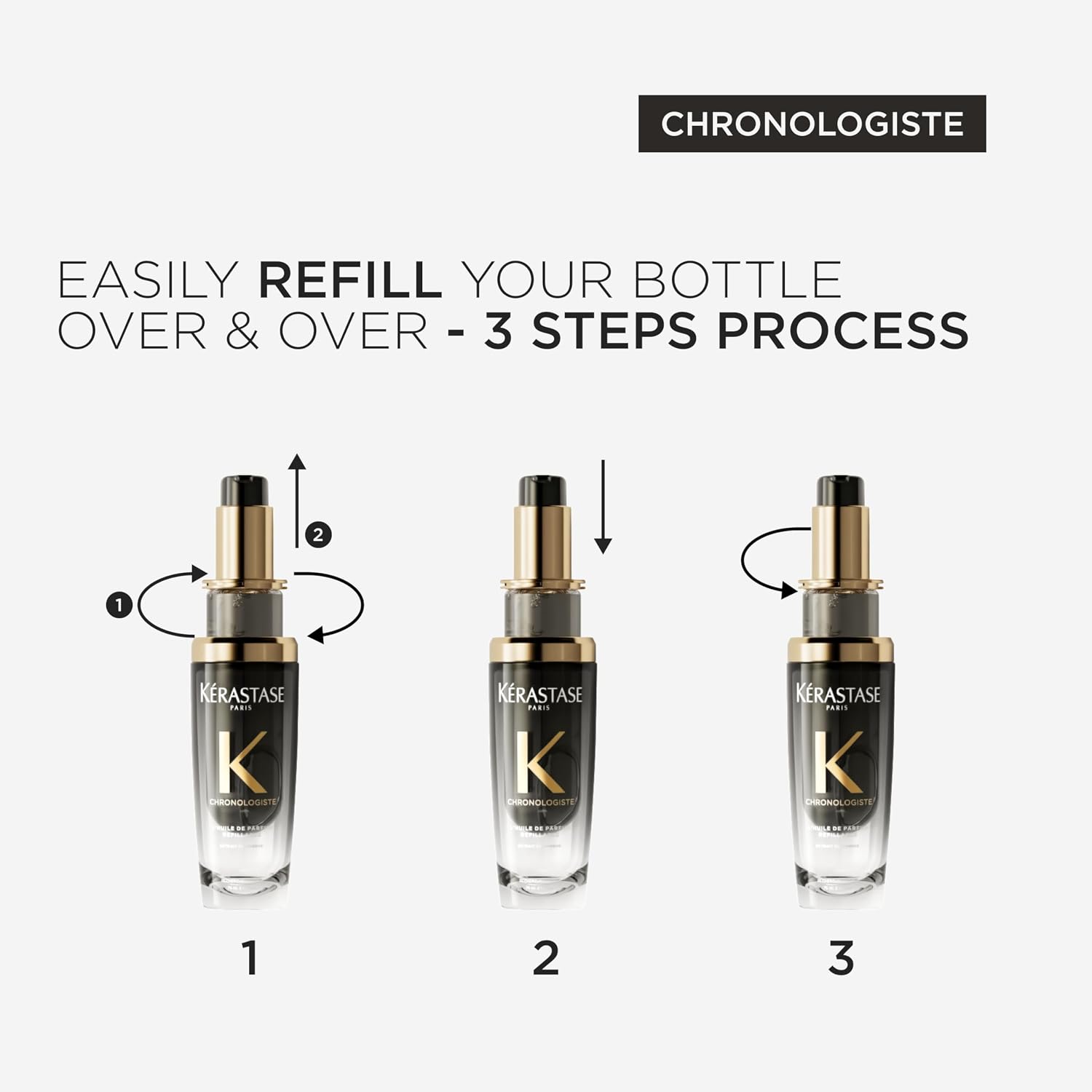 Kérastase Chronologiste Oil – Professional Hair Care for Shine, Repair & Smoothness 75ml