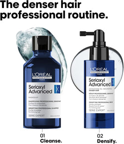 L’Oréal Professionnel Serioxyl Advanced Density Activator Serum | For Hair Growth | Salon Grade Serum | Enriched with Stemoxydine 5% |90ml