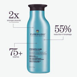 Pureology Strength Cure Conditioner | For Damaged, Color-Treated Hair | Softens & Strengthens Hair | Sulfate Free | Vegan | 266ml