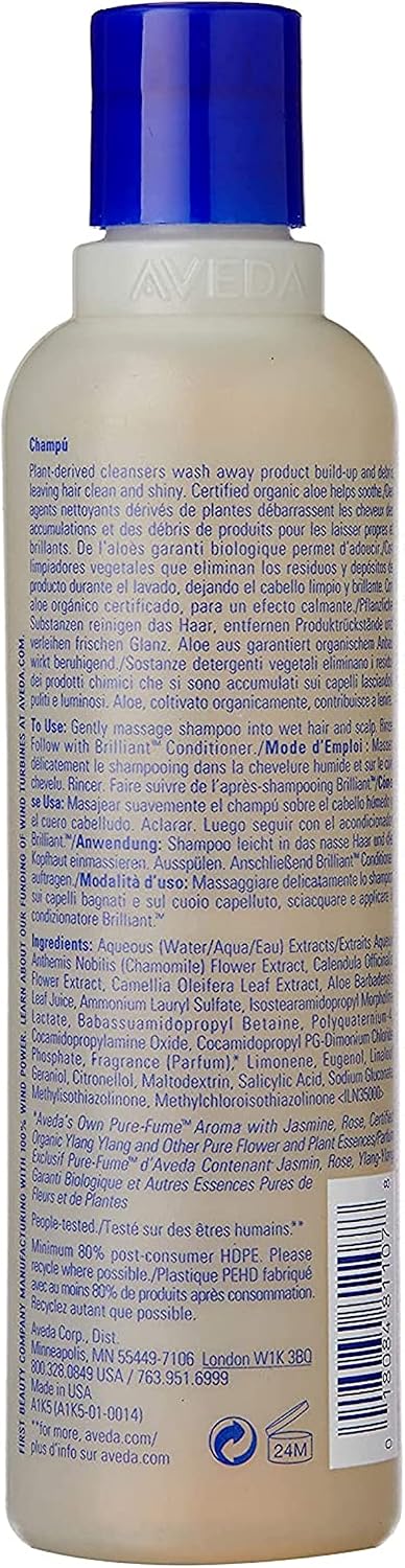 Aveda Brilliant Shampoo, 250ml