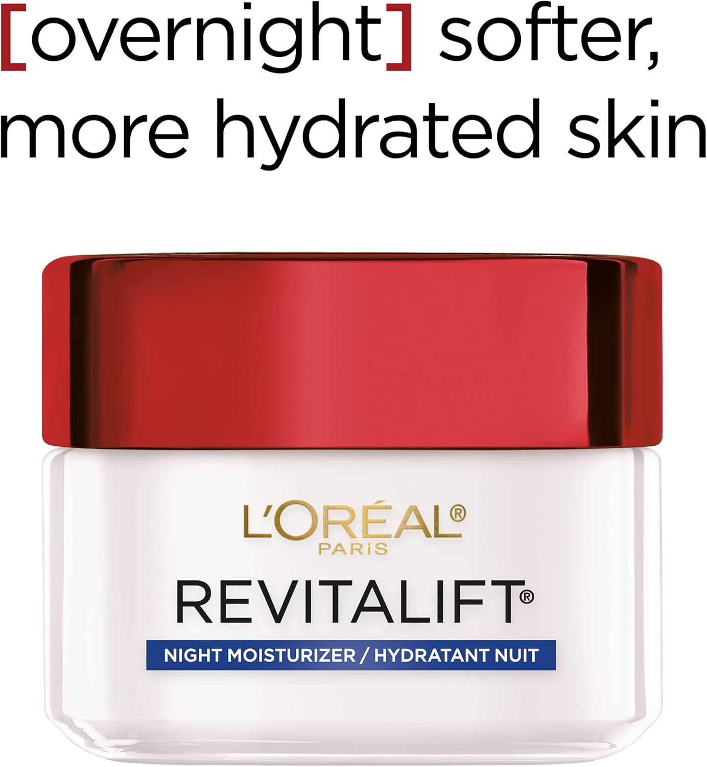 L'OREAL Paris Revitalift Anti Wrinkle + Firming Night Cream, 1.7 oz., Blue (CX)