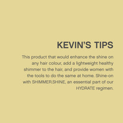 KEVIN.MURPHY SHIMMER.SHINE Leave-In Hair Repair Mist - For All Hair Types/Dry, Dull Hair - Hair Shine Treatment & Finishing Spray with Vitamins C & E, Baobab & Fruit Extracts - 100 mL
