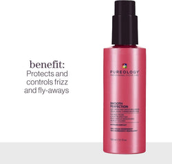 Pureology Smooth Perfection Smoothing Serum - For Normal to Thick and Frizzy Hair, Smooths Hair & Protects Against Heat Damage, Sulfate Free & Vegan | 150ml