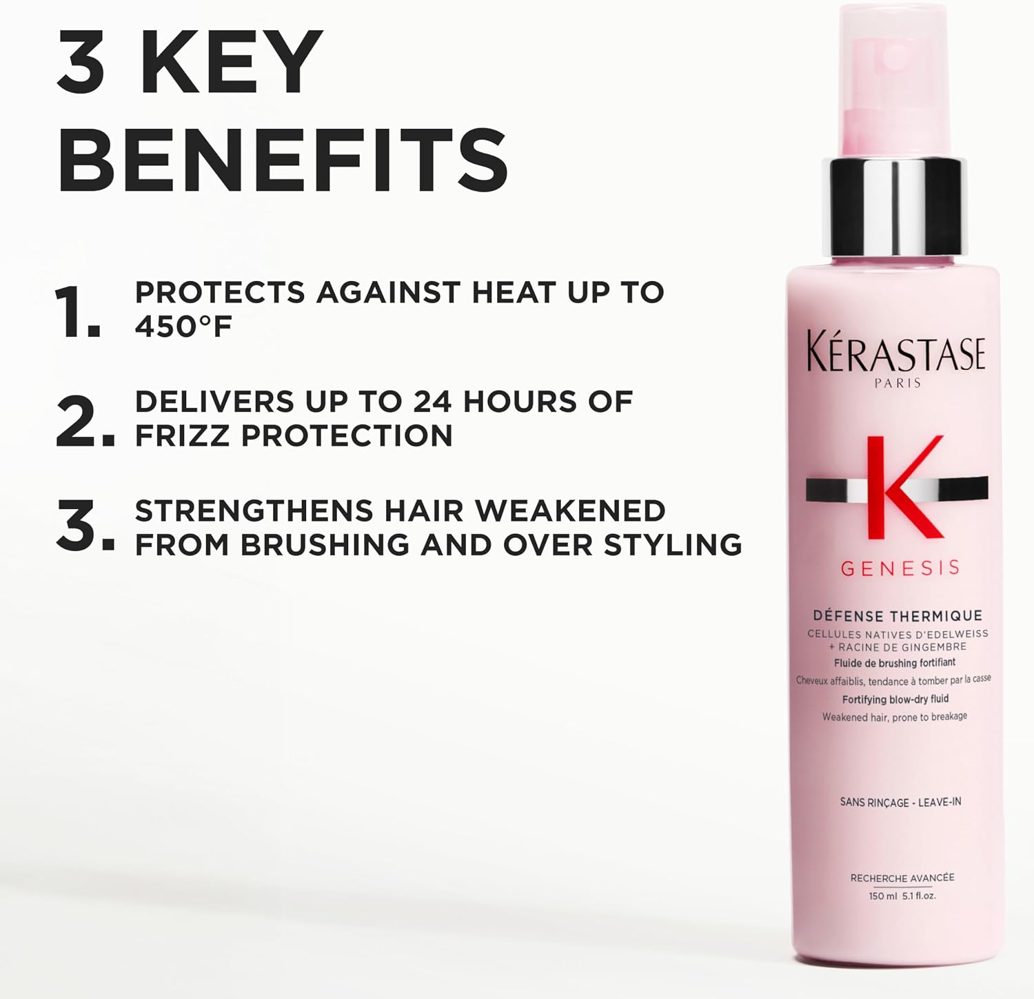 Kérastase Genesis Defense Thermique – Professional Hair Care for Shine, Repair & Smoothness 150ml