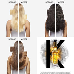Kérastase Elixir Ultime Hair Oil, For Dull, All Hair Types, Strengthens, Nourishes and Protects From Heat, With Argan and Camellia Oil, L'Huile Originale, 75ml