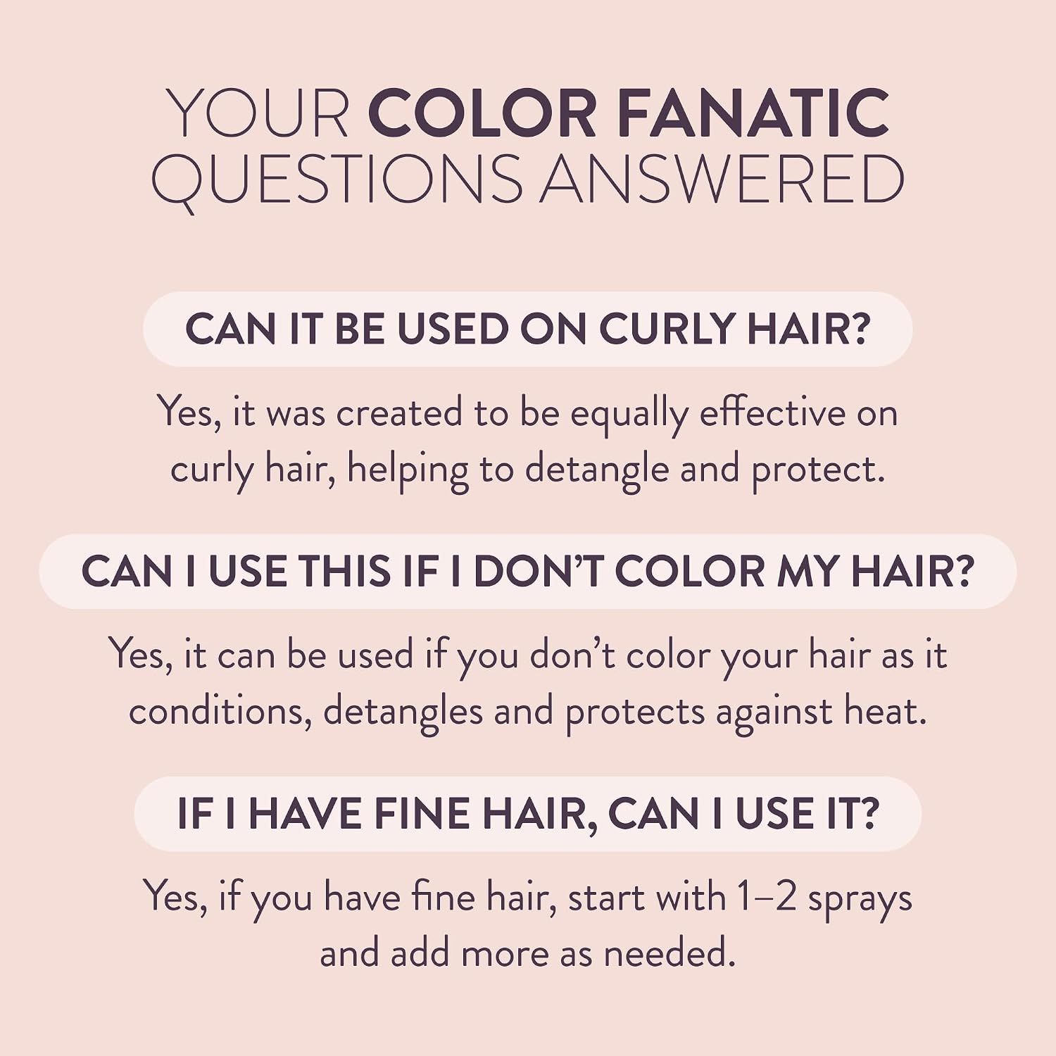 Pureology Color Fanatic Leave-in Conditioner | Hair Treatment and Detangler Spray | Smooths Frizz and Protects Hair Color From Fading | Heat Protectant | Vegan | 200ml