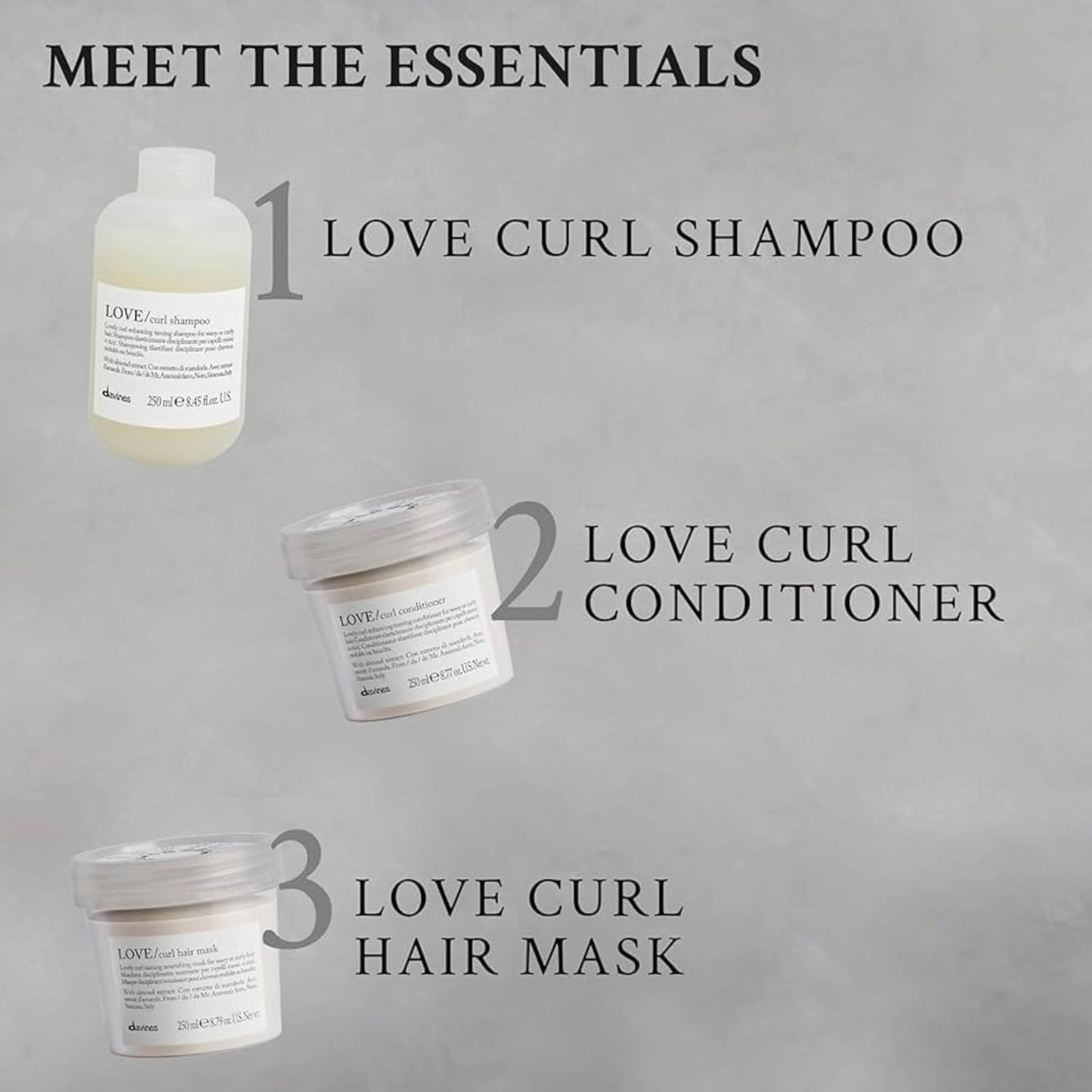 Davines Love Lovely Curl Enchancing Taming Conditioner (For Wavy or Curly Hair) 250ml