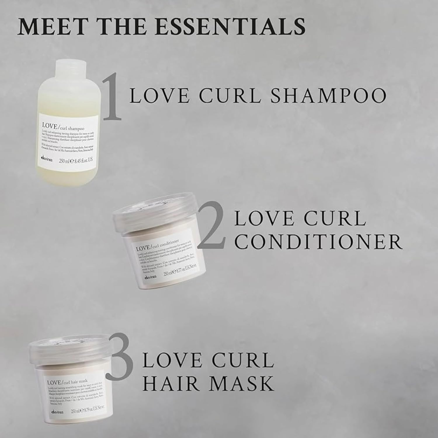 Davines Love Lovely Curl Enchancing Taming Conditioner (For Wavy or Curly Hair) 250ml