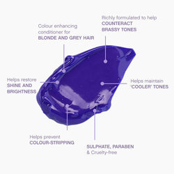 KEVIN.MURPHY BLONDE.ANGEL Toning Hair Conditioner - For Bleached, Brassy. Highlighted & Grey Hair - Purple, Colour-Safe & Moisturising Conditioner with Sunflower Seed & Brazil Nut Oils - 250 mL