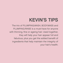 KEVIN.MURPHY PLUMPING.RINSE - Thickening Hair Conditioner - For Fine, Thin & Aging Hair - Hydrating Conditioner - For Shine, Volume & Texture - With Bamboo Extract & Shea Butter