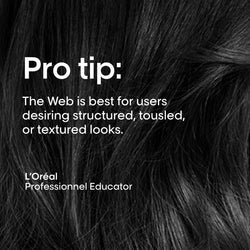 L’Oréal Professionnel Web Sculpting Paste| Salon Grade Strong Hold Pomade and Styling Gel | 150ml