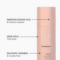 KEVIN.MURPHY DOO.OVER Dry Powder Finishing Spray - For All Hair/Oily Hair Types - Volumising, Texturising Hair Styling Powder with Tapioca Starch - - 250mL