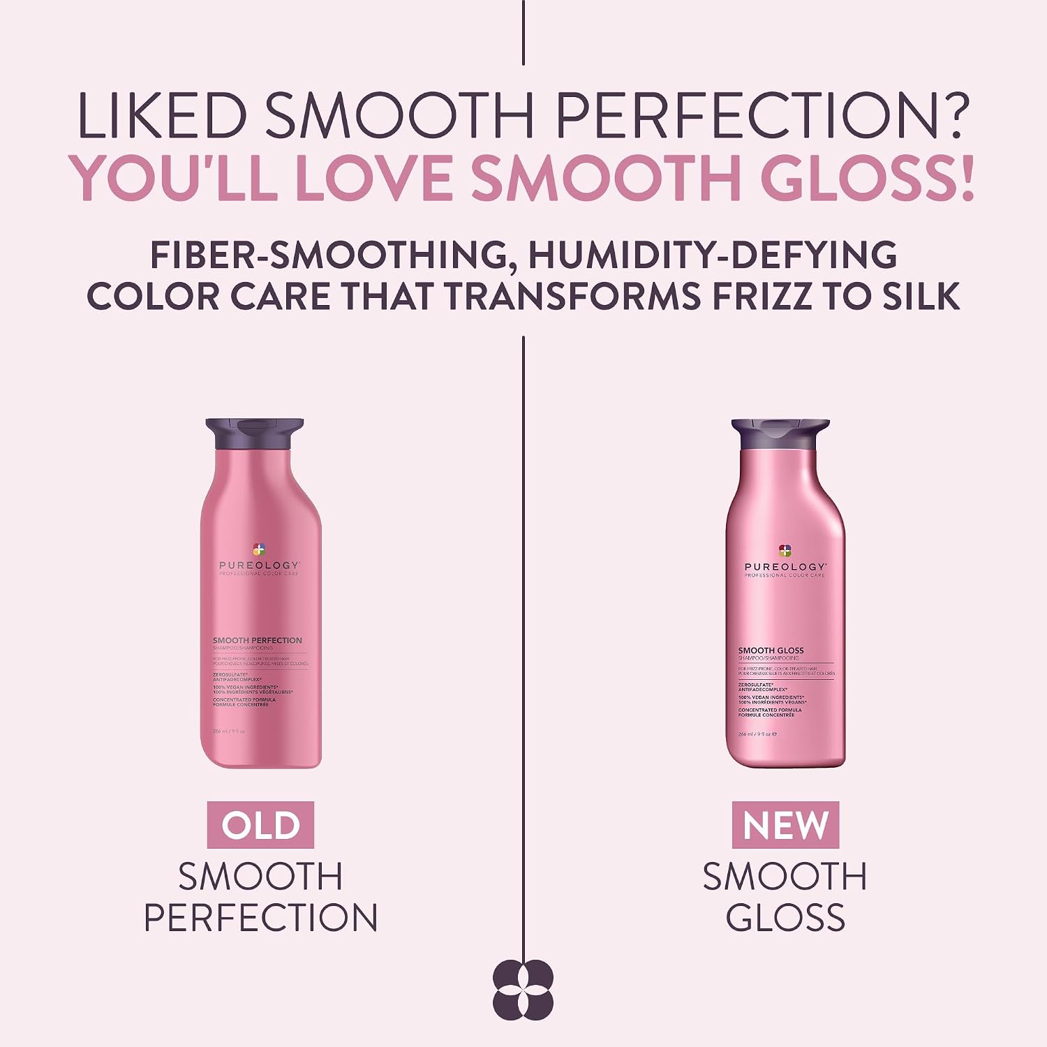 Pureology Smooth Gloss Shampoo for Frizzy Hair 266 ml
