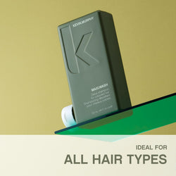 KEVIN.MURPHY MAXI.WASH Sulphate-Free, Clarifying Shampoo - For All Hair Types/Oily Scalp - Detox, Scalp Cleansing Shampoo with Rosemary, Grapefruit & Tea Tree Oil - 250 mL