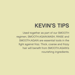 KEVIN.MURPHY SMOOTH.AGAIN Leave In Hair Conditioner - For Thick, Coarse, Frizzy Hair - Anti Frizz Hair Smoothing Treatment with Immortelle & Baobab - 200 mL