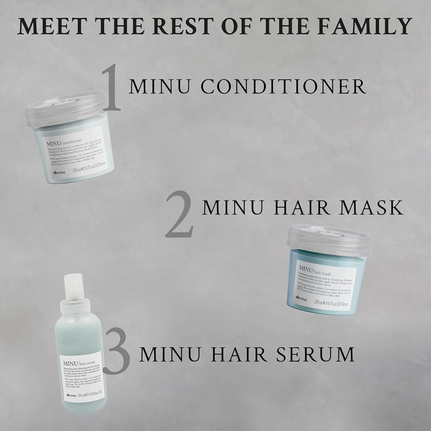 Davines Minu Hair Mask, 2.54 Fl Oz (Pack of 1)
