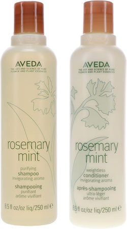 Aveda Rosemary Mint Shampoo Conditioner 8.5 Duo New 2019 Packaging