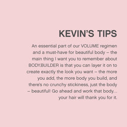 KEVIN.MURPHY BODY.BUILDER Volumising Hair Mousse - For All/Fine, Flat Hair - Lightweight, Sulphate-Free & Thickening Styling Foam with Tangerine Oil for Body & Shine - 350mL