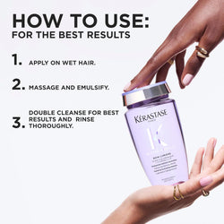 Kérastase Blond Absolu Lumiere Shampoo – Professional Hair Care for Shine, Repair & Smoothness 500ml