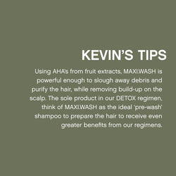 KEVIN.MURPHY MAXI.WASH Sulphate-Free, Clarifying Shampoo - For All Hair Types/Oily Scalp - Detox, Scalp Cleansing Shampoo with Rosemary, Grapefruit & Tea Tree Oil - 250 mL