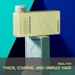 KEVIN.MURPHY SMOOTH.AGAIN Leave In Hair Conditioner - For Thick, Coarse, Frizzy Hair - Anti Frizz Hair Smoothing Treatment with Immortelle & Baobab - 200 mL