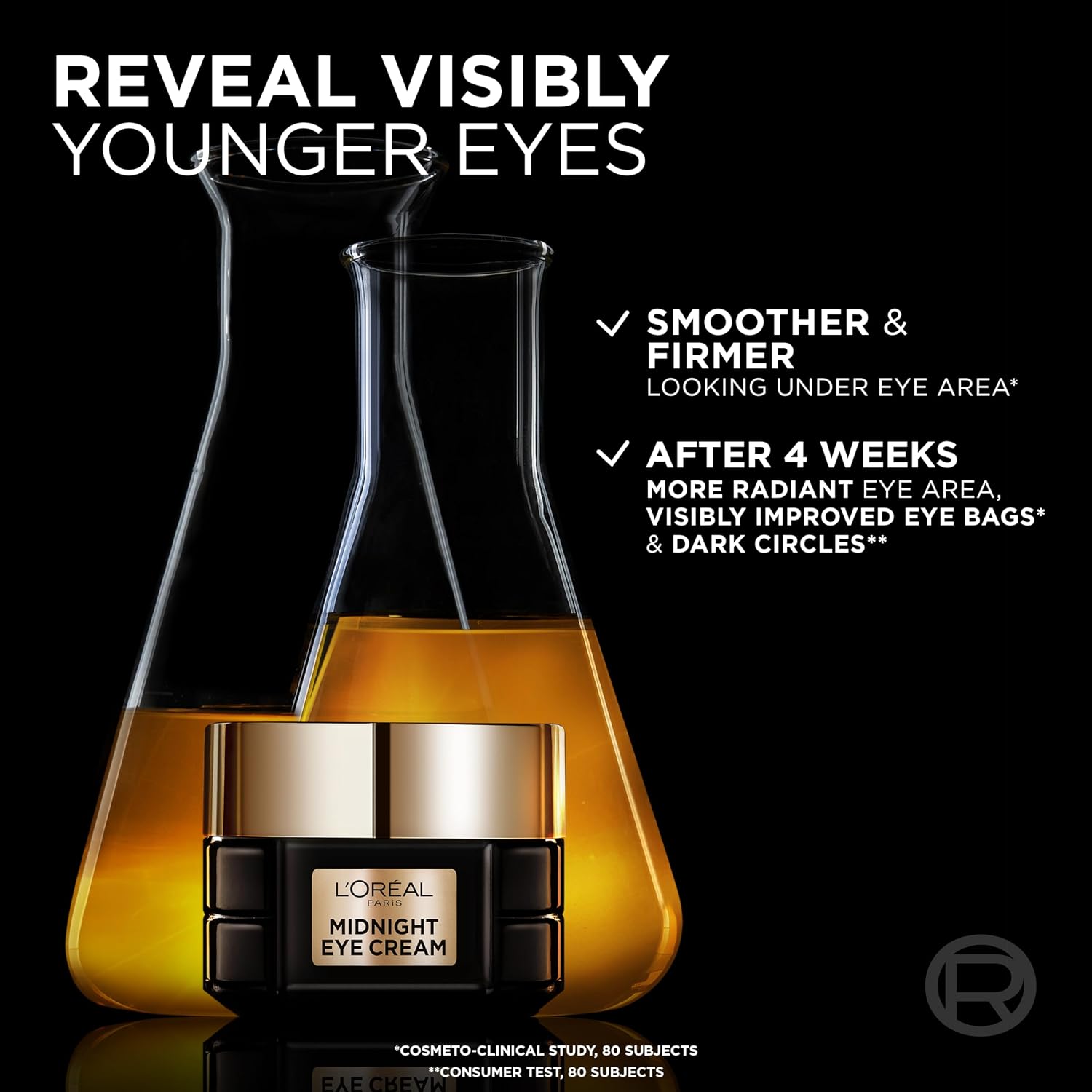 L'Oréal Paris Age Perfect Cell Renewal, Midnight Eye Opener Cream, For Mature Skin, 15ML