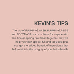 KEVIN.MURPHY PLUMPING.WASH - Densifying Shampoo for Thinning Hair - For Fine & Aging Hair - Nourishing Hair Care Shampoo - Thickening Effects