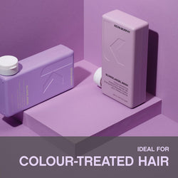 KEVIN.MURPHY BLONDE.ANGEL.WASH Sulphate-Free, Purple Shampoo - For Blonde & Grey Hair - Colour Enhancing & Brass Neutralising Hair Care with Lavender & Murumuru Butter - 250mL