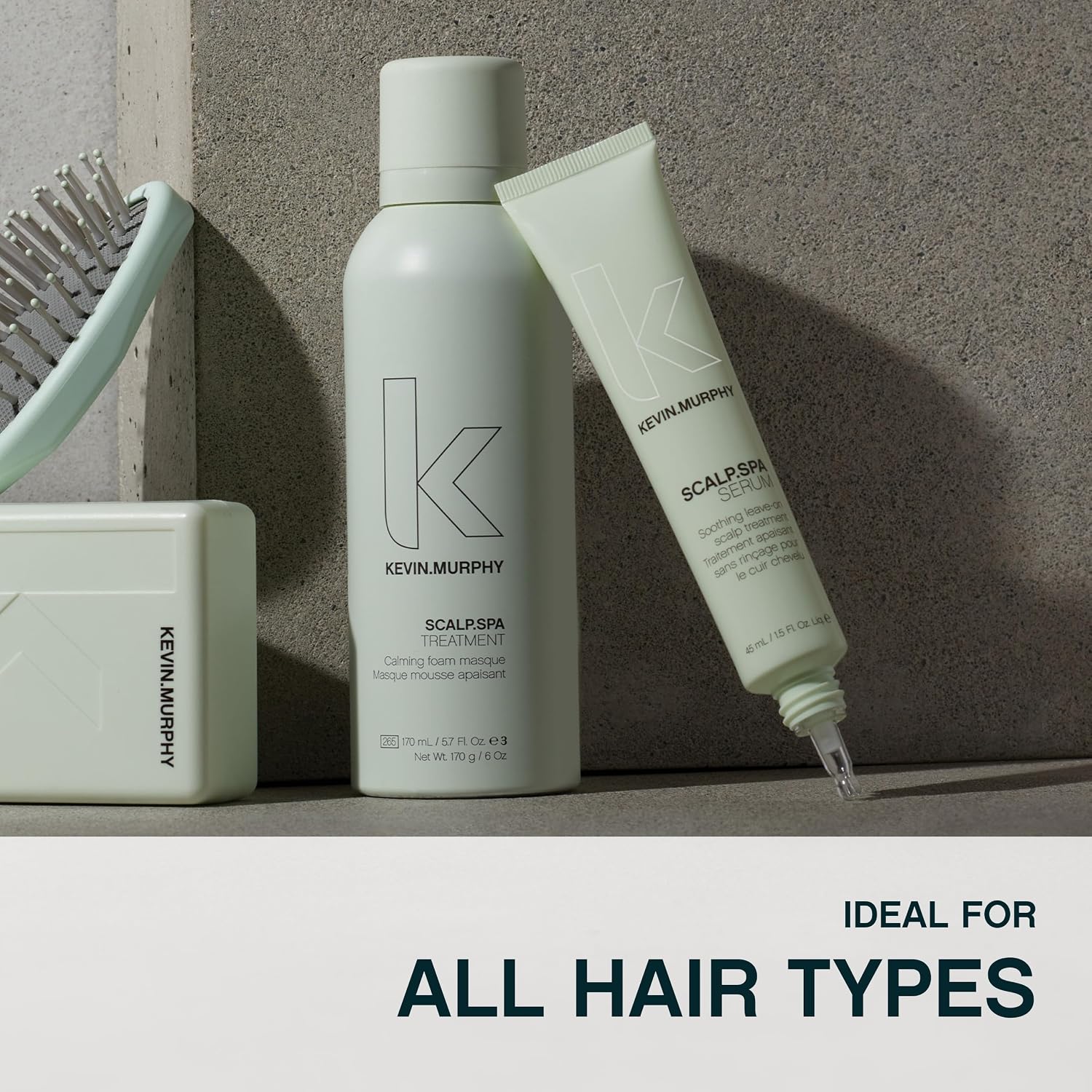 KEVIN.MURPHY THICK.AGAIN Hair Thickening Spray - For Mens Fine or Thinning Hair/Breakage Control - Volumising, Sulphate-Free, Heat Protectant Treatment with Nettle Extract & Oleanolic Acid - 100 mL