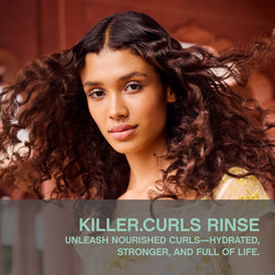 KEVIN.MURPHY KILLER.CURLS RINSE Moisturising, Curl Defining Conditioner - For Natural & Permed Curly Hair - Hydrating, Vegan Conditioner with Oat Milk for Healthy, Soft & Bouncy Curls - 250 mL