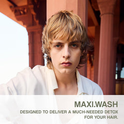KEVIN.MURPHY MAXI.WASH Sulphate-Free, Clarifying Shampoo - For All Hair Types/Oily Scalp - Detox, Scalp Cleansing Shampoo with Rosemary, Grapefruit & Tea Tree Oil - 250 mL