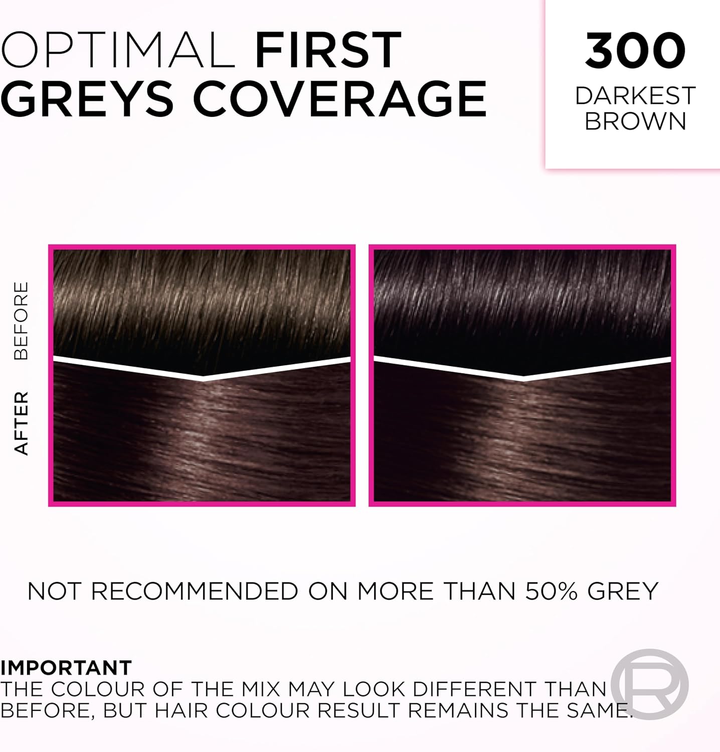 L'Oréal Paris Casting Crème Gloss Semi-Permanent Hair Colour - 300 Darkest Brown (Ammonia Free)