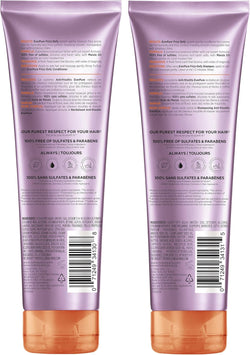 L'Oreal Paris Frizz Defy Shampoo and Conditioner Set, Frizz Control Hair Care with Marula Oil, EverPure, 8.5 Fl Oz, Set of 2