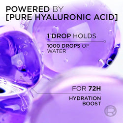 L’Oréal Paris Elvive Hyaluron Plump 72H Moisture Filling Hair Shampoo, for Dehydrated, Dry Hair, with Hyaluronic Acid, Deep Hydration, 800ml