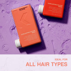 KEVIN.MURPHY EVERLASTING.COLOUR WASH Suplhate-Free, Colour Protect Shampoo - For Coloured Hair - Professional Salon Shampoo with pH Balanced Formula & Shine-Enhancing Properties - 250 mL