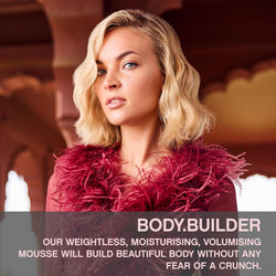 KEVIN.MURPHY BODY.BUILDER Volumising Hair Mousse - For All/Fine, Flat Hair - Lightweight, Sulphate-Free & Thickening Styling Foam with Tangerine Oil for Body & Shine - 350mL